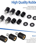 36 Pcs Anti Vibration Standoffs And Rubber Damper Balls Set For Flight Controller with rubber components and brass screws