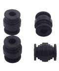 Heavy-duty anti vibration rubber balls shown, 20x17x7mm, set of 4, designed to reduce camera shake on RC quadcopter FPV gimbal mounts.