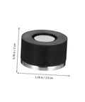Two piece door silencer set cushions door impact, protects walls and hardwood floors, prevents knob damage with no drilling