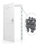 Heavy Duty Rubber Door Silencer Kit For Metal Frames, Anti Collision Door Bumper, Quiet Close Dampener, installed on door frame