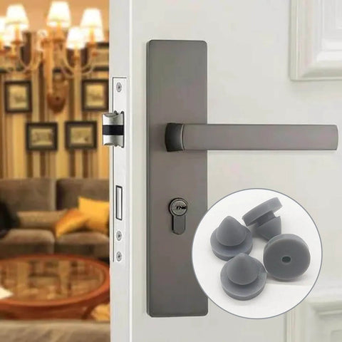 Heavy Duty Rubber Door Silencer Kit For Metal Frames, Anti Collision Door Bumper, Quiet Close Dampener installed on door