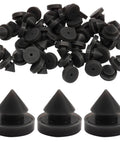 Durable rubber door silencers absorb impact and reduce slams, delivering near silent operation for metal frames, 100-pack