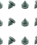 12 Pack Hinge Outlet Door Silencers Made From Heavy Duty Rubber Half Inch Diameter For Metal And Wood Doors Quiet Dampening