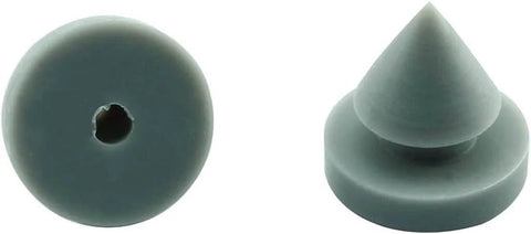 12 Pack Hinge Outlet Door Silencers Made From Heavy Duty Rubber Half Inch Diameter For Metal And Wood Doors Quiet Dampening Non Slip Wear