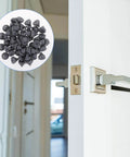 Heavy Duty Rubber Door Silencers For Metal Frames 1/2 Inch Diameter Anti Collision Bumpers Hinge Outlet Door Protectors
