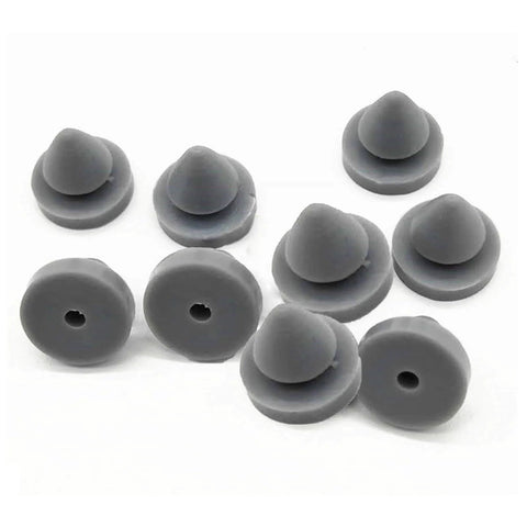 200 Piece Rubber Door Silencer Pack For Metal Doors, Built To Last, Heavy Duty Anti Collision Bumpers, Half Inch Diameter