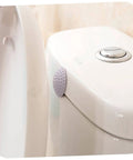 4 Piece Thickening Door Slam Silencer Wall Mount Mute Door Stopper Wall Crash Pad Protector installed on toilet tank