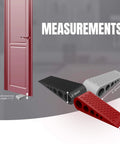 Door Stoppers for Bottom of Door Premium Floor Rubber Door Stop Wedge Made in USA Heavy Duty Honeycomb Design, measurements shown