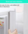 Heavy Duty Rubber Wall And Door Stopper Set Six Pack Self Adhesive Bumpers Quiet Silencers For Walls And Doors Square Shape