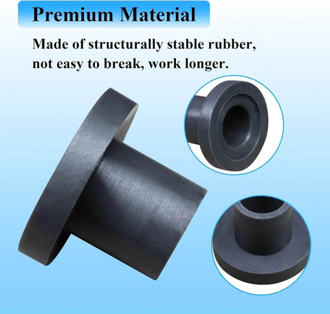 Close-up of Rear Drum Bearing Sleeve And Retainer O Ring Kit For GE Hotpoint Whirlpool Kenmore Dryers, made of rubber.