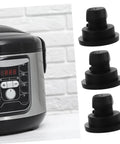 20 Pack Rubber Feet Replacement For Rice Cookers And Pressure Cookers Non Slip Bumpers shown beside a rice cooker