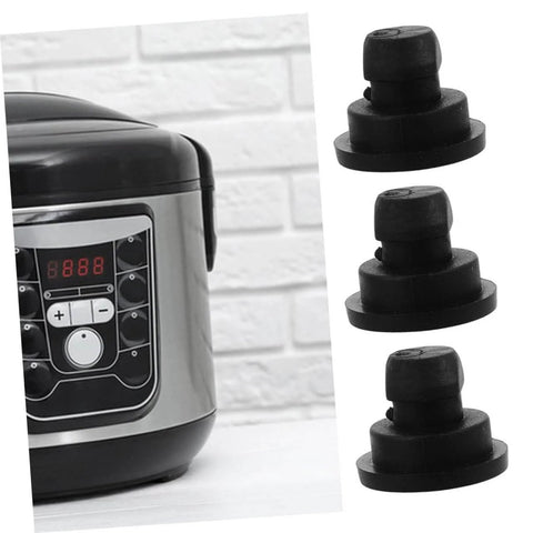 20 Pack Rubber Feet Replacement For Rice Cookers And Pressure Cookers Non Slip Bumpers shown beside a rice cooker