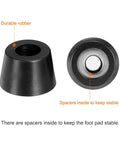 Cutting Board Feet 16 Pack Round Rubber Feet Bumpers Non Slip Pads With Stainless Steel Screws for stability and shock absorption