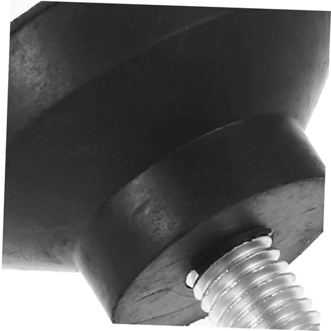 Close-up view of Four Pack Sturdy Adjustable Furniture Leveling Pads Rubber Feet For Tables Machines Workbenches Cabinets.