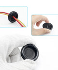 188 Piece Rubber Grommet Kit For Wiring Electrical Plumbing Round Hole Seals Waterproof Insulation And Wire Protection