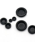 188 Piece Rubber Grommet Kit For Wiring Electrical Plumbing Round Hole Seals Waterproof Insulation And Wire Protection, seven sizes shown