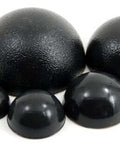 One Inch Hemisphere Rubber Bumpers With Adhesive Backing For Vibration Isolation And Shock Dampening, Non Slip Feet For Tech Gear And Audio Equipment, 8 Pack, 30 Durometer, Quiet, Durable, Easy To Install
