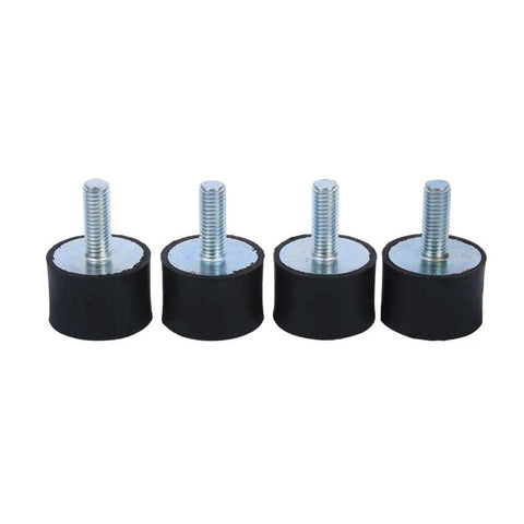 4 Pcs Rubber Shock Absorber Anti Vibration Silentblock Bobbins M8 Size Heavy Duty Built Tough Mechanical Vibration Damping Mounts