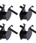 Generator Mounts And Rubber Motor Brackets For Extended Run Generators 4Pcs anti vibration mounts for engines, black metal with bolts.