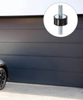 Four Pack D20xH10mm Rubber Mounts With M6x18mm Studs on garage door