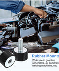 Absorb shocks and reduce vibration with 24x15mm M8 rubber mounts, a two-pack anti vibration isolator set with lock nuts for cars