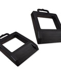 Heavy Duty Rubber Pallet Jack Wheel Chocks 2 Pack For Trucks And Pallet Handling Premium Non Slip Stopper 14.2 X 11.2 X 2