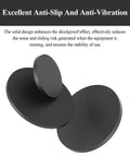Pack Of 20 4 Millimeter Thick Rubber Round Pads For Heavy Equipment And Industrial Use Anti Vibration And Anti Slip with text.
