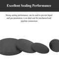 Pack Of 20 4 Millimeter Thick Rubber Round Pads For Heavy Equipment And Industrial Use Anti Vibration And Anti Slip 45 To 70 Millimeters Diameter