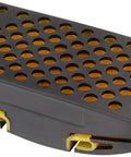 Rubber Sanding Block 5.1 Inch For Wet Or Dry Sanding Fits Quarter Sheet, perforated surface for easy sanding