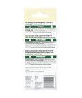 Packaging back of rubber sanding block for paint wood metal with pre cut sheet compatibility, showing multilingual safety instructions.