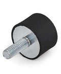 Shopready Rubber Shock Absorber Set Of Four Isolator Mounts M8 Anti Vibration Silentblock for car boat and industrial equipment, single unit view