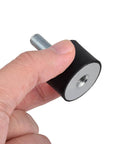 Hand holding Shopready Rubber Shock Absorber Set Of Four Isolator Mounts M8 Anti Vibration Silentblock for car and boat equipment