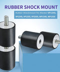 Set of four upgrade tamper rubber shock mounts that fit WP1540, WP1550, VP1135, VP1340, VP1550, VP2050 plate compactors