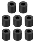 Must Have 8 Piece Rubber Spacer Set With Anti Vibration Foot Pads 0.6 In Outer Diameter And 0.2 In Inner Diameter Bumpers Neoprene Cushions