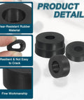 18 Pack Thick Rubber Spacers With 1 Inch Outer Diameter One Quarter Inch Inner Diameter And One Quarter Inch Thick Round Rubber Bushings