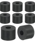 8 pcs of thick rubber spacers with five eighths inch outer diameter and one quarter inch inner diameter, half inch thickness