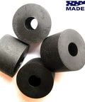 Premium 4-Pack Rubber Spacers For Anti-Vibration And Mounting, IZZY USA LLC, 3/4 In Outside Diameter By 1/4 In Inside Diameter By 1/2 In Thick, Made In USA