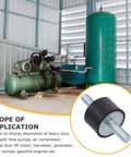 VV Type Rubber Anti Vibration Isolator Mounts Four Piece Cylindrical Shock Absorbers And Vibration Dampers with machinery