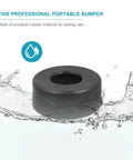 Anti Vibration Feet Pads For Gym Equipment 4 Pack Rubber Bumpers With Shock Absorbing Cushions in water splash