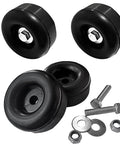 Durable rubber anti-vibration feet absorb shocks from generators, air compressors, and trailers with secure 1x2.5 inch mounts and screws.