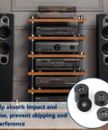 Eight Pcs Vibration Isolation Washer and Rubber Isolation Pads Set With 1.5 Inch Outer Diameter in audio equipment setup