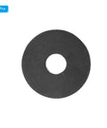 High-quality rubber vibration isolation washers dampen shocks and mute vibration in HVAC systems, delivering quieter air conditioner operation and longer equipment life; eight-pack for easy, reliable replacement. Black washer showing front view.