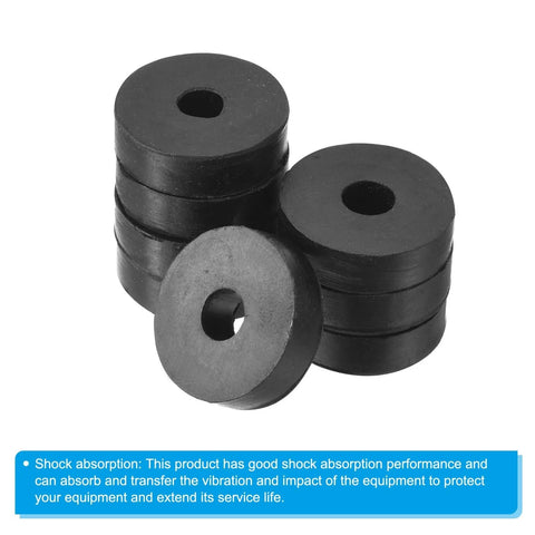 High-quality rubber vibration isolation washers dampen shocks and mute vibration in HVAC systems, delivering quieter air conditioner operation and longer equipment life; eight-pack for easy, reliable replacement, stacked washers view.