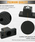 Premium Rubber Vibration Isolator Mounting Bracket Set with Four Rubber Pads showcasing design and TPU material