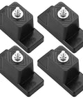 Four Pack Rubber Vibration Isolator Mounting Brackets For Outdoor Air Conditioners And Mini Split Condenser Units Anti Vibration Mounts For Stable Installation And Noise Reduction Durable PC Material