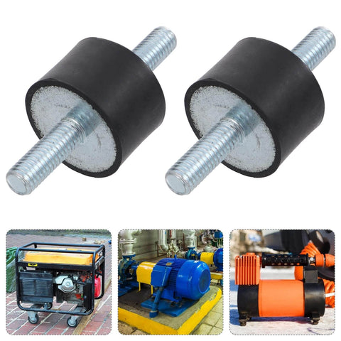 VV Type Rubber Cylindrical Vibration Isolators Mounts With Studs Anti Vibration Shock Absorber for air compressors.