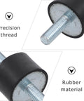 VV Type Rubber Anti Vibration Isolator Mounts Four Piece Cylindrical Shock Absorbers showing rubber material and precision thread