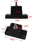 Four Pack Rubber Vibration Isolators For Air Conditioner Outdoor Mounting Brackets Reduce Noise And Vibration