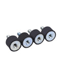 Four Pcs Rubber Isolators M6 Vibration Mounts 304 Stainless Steel Anti Vibration Boat Bobbins For Radio Equipment Instruments And Machinery Reducing Noise And Protecting Against Dynamic Lateral Vibration