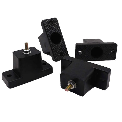 Four Pack Rubber Vibration Isolators For Air Conditioner Outdoor Mounting Brackets Reduce Noise And Vibration With Shock Proof Pads